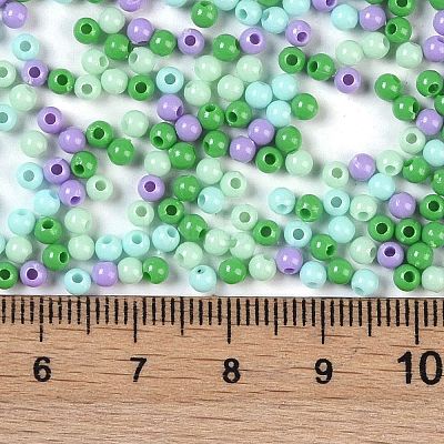 Opaque Acrylic Beads OACR-H118-07A-06-1