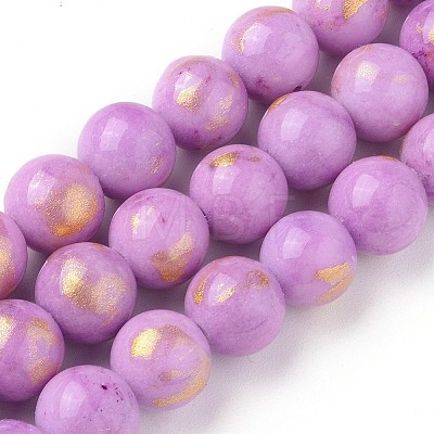 Natural Mashan Jade Beads Strands G-F670-A09-6mm-1