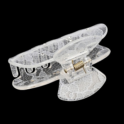 Acrylic Rhinestone Claw Hair Clips PHAR-K007-01A-1