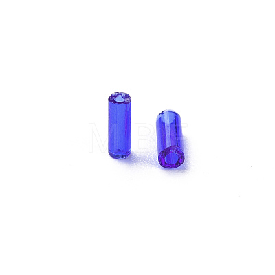 Transparent Glass Bugle Beads SEED-N005-001-C15-1