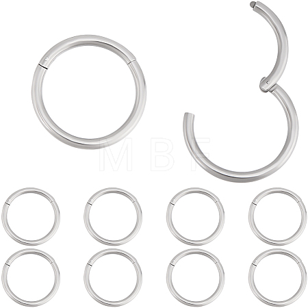 10Pcs 316L Stainless Steel Sleeper Earrings EJEW-BBC0001-56D-1