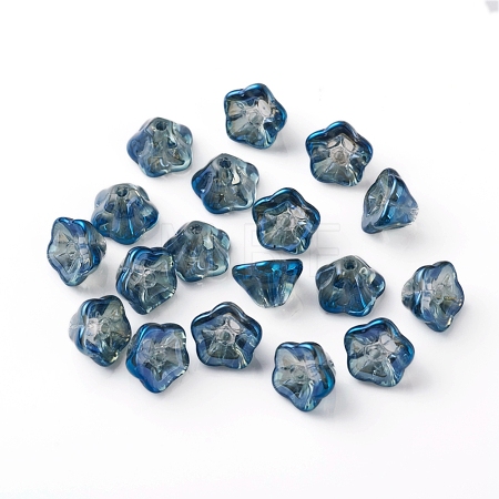 Electroplate Glass Beads X-EGLA-I012-A02-1