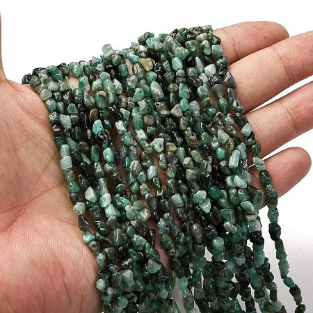 Natural Emerald Beads Strands X-G-I389-A41-1