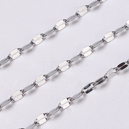 Tarnish Resistant 304 Stainless Steel Cable Chains CHS-K001-89-1