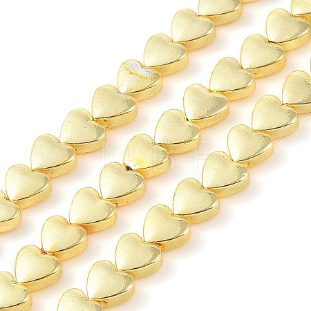 Electroplated Synthetic Non-Magnetic Hematite Beads Strands G-U003-19A-01-1