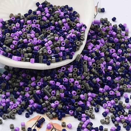 Baking Paint Glass Seed Beads X-SEED-S042-05B-54-1