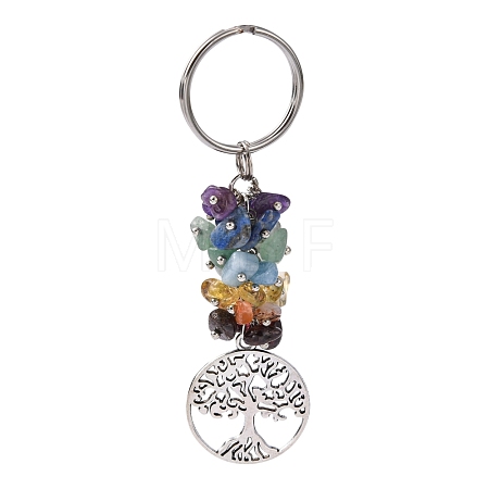 Natural Gemstone Keychain X-KEYC-JKC00163-02-1