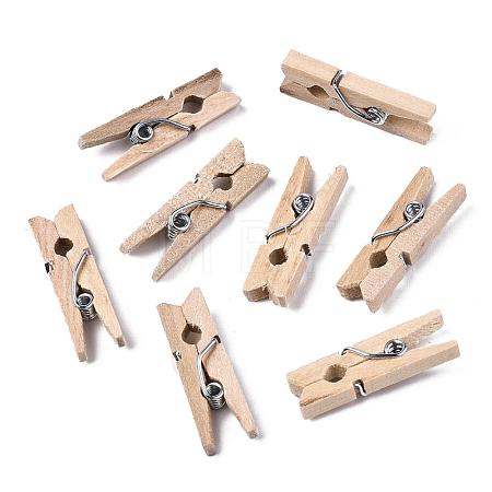 Wooden Craft Pegs Clips WOOD-R249-085-1