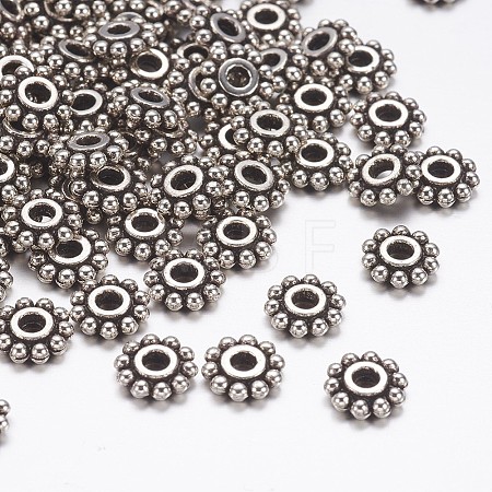 Gear Tibetan Style Alloy Spacer Beads LS-AB145-NF-1