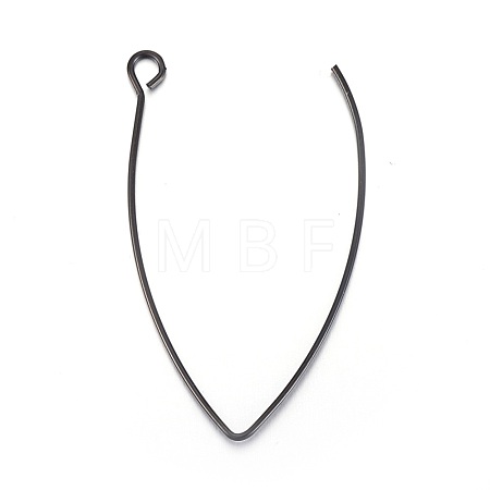 304 Stainless Steel Earring Hooks Ion Plating(IP) STAS-L211-11-B-1
