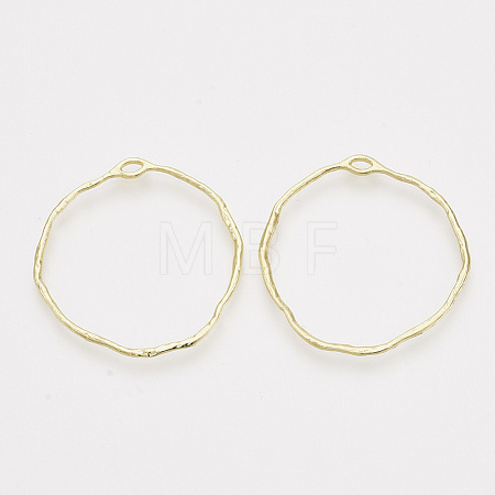 Alloy Open Back Bezel Pendants PALLOY-S121-82A-1