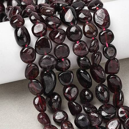 Natural Garnet Beads Strands G-B161-B11-1