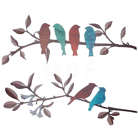 Iron Laser Cut Metal Wall Art Decor HJEW-WH0042-39-1