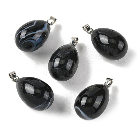 Natural Moss Agate Pendants GG-K002-08A-22-1