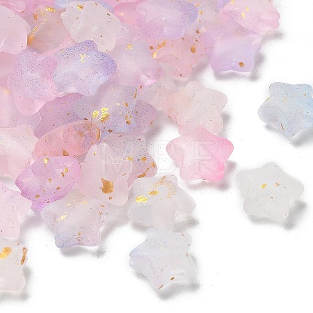 Gradient Color Transparent Acrylic Beads X1-OACR-M023-04G-1