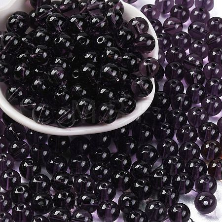 Transparent Colours Glass Seed Beads SEED-Z004-T8MM-04-1