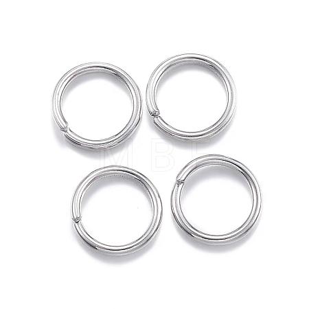 Tarnish Resistant 304 Stainless Steel Open Jump Rings STAS-E113-15P-1