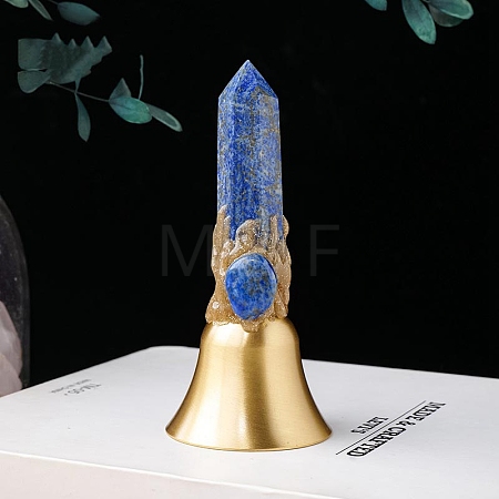 Natural Lapis Lazuli Bell Display Decoration PW-WGAB64F-07-1
