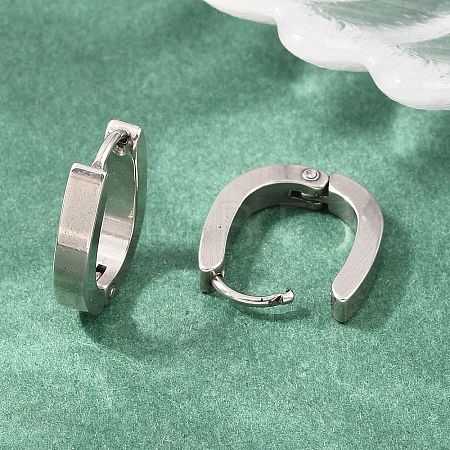 201 Stainless Steel Hoop Earrings EJEW-T056-03P-01-1