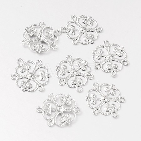 Flower 316 Surgical Stainless Steel Filigree Joiners LS-X-STAS-M256-04-1