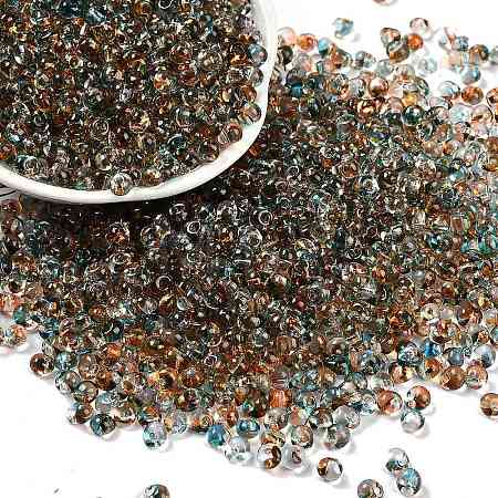 6/0 Spray Paint Fringe Glass Seed Beads X1-SEED-H003-11G-1