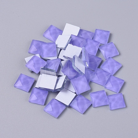 Faceted Glass Cabochons DIY-WH0121-46G-1