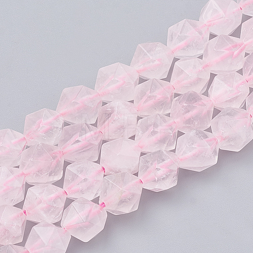 Natural Rose Quartz Beads Strands G-S332-12mm-013-1