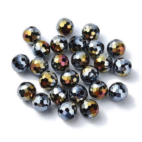 AB Color Plated Glass Beads EGLA-P059-02A-AB28-1