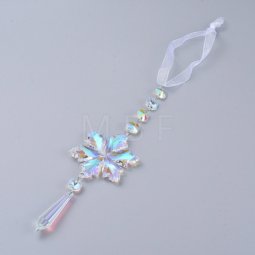 Crystals Chandelier Suncatchers Prisms AJEW-G025-B01-1