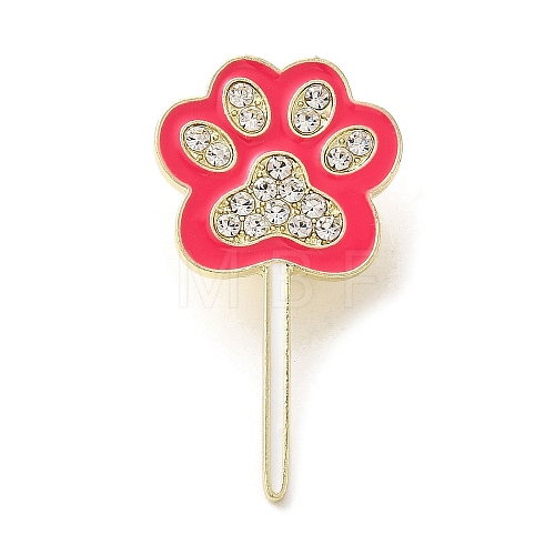 Cute Hot Pink Lollipop Enamel Pins JEWB-S025-12D-1