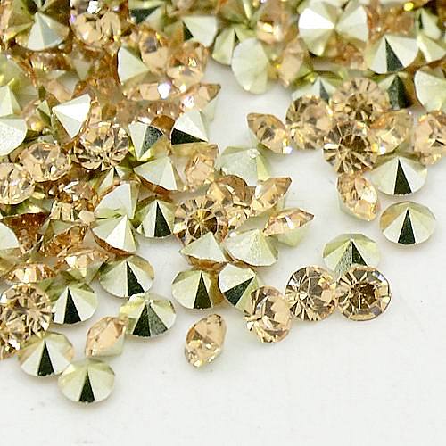 Grade AAA Pointed Back Resin Rhinestones CRES-R120-3.0mm-20-1