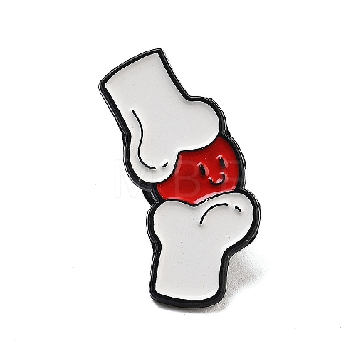 Body Alloy Enamel Pins Brooches JEWB-U008-03B-1