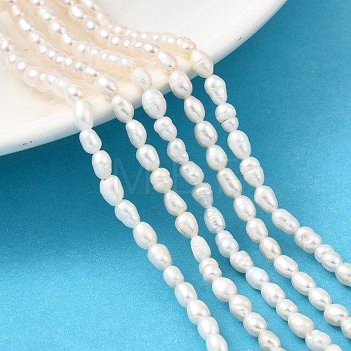 Natural Cultured Freshwater Pearl Beads Strands PEAR-I007-01L-01A-1