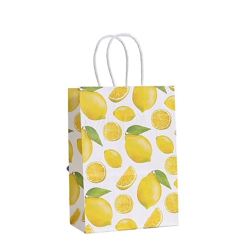 Lemon Kraft Paper Bags PW-WG9F7E2-03-1