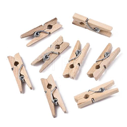 Wooden Craft Pegs Clips WOOD-R249-085-1
