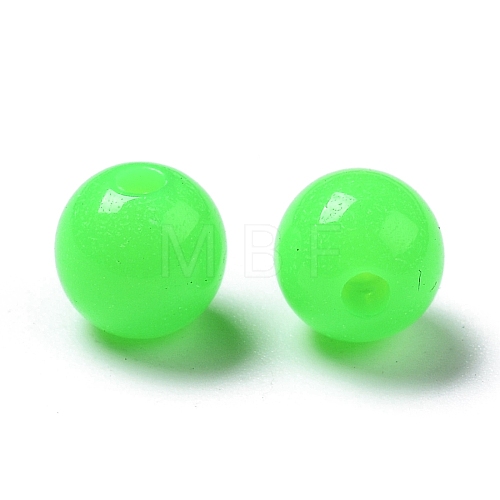 Fluorescent Acrylic Beads MACR-R517-6mm-07-1