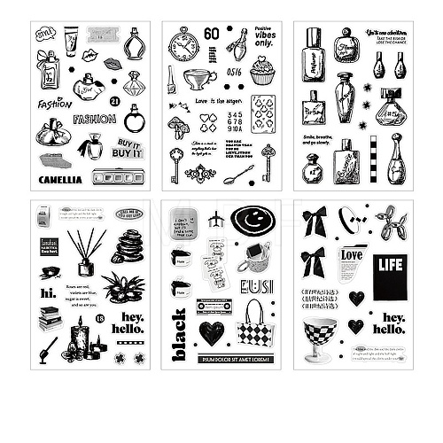 Black and White Series Picture Stickers STIC-Q005-03C-1