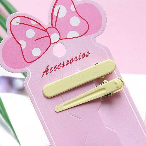 Macaron Color Alloy Alligator Hair Clips PW-WGDAB84-06-1