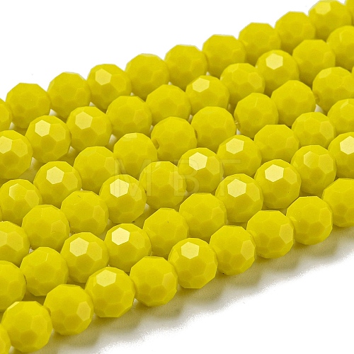 Opaque Glass Beads Stands EGLA-A035-P6mm-D04-1