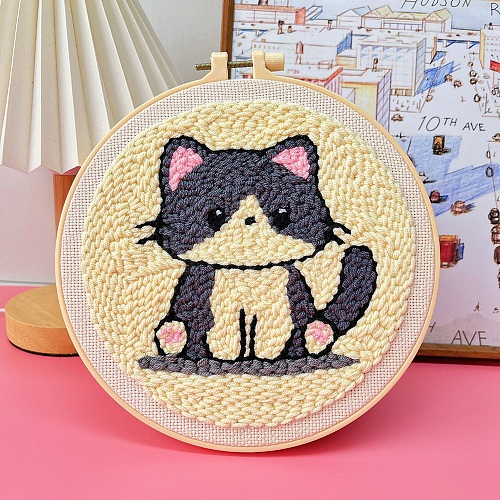 DIY Punch Embroidery Beginner Kits for Beginners PW-WG207F1-02-1