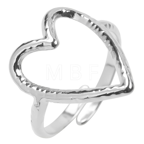 Vintage Stainless Steel Couple Rings ZN6679-1-1