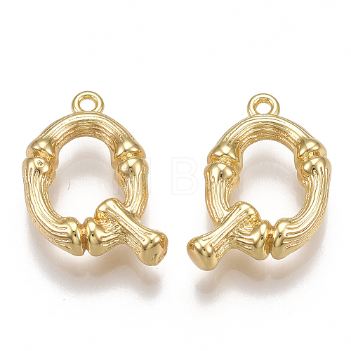 Brass Pendants KK-T038-193G-Q-1