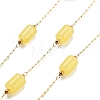 Handmade Column Natural Amber Beaded Chains CHS-P019-10G-1