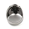 304 Stainless Steel Open Rings RJEW-B055-13AS-02-3