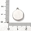 304 Stainless Steel Pendants STAS-I348-02P-03-3