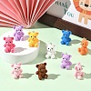 16Pcs 8 Colors 3D Resin Pendants RESI-YW0006-03-5