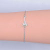 Tarnish Resistant 201 Stainless Steel Link Bracelets BJEW-T011-JN508-1-2