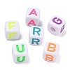 Opaque Acrylic European Beads MACR-K365-06B-1
