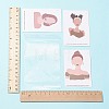 20Pcs Cardboard Jewelry Display Cards CDIS-FS0001-03-4