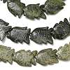 Natural Serpentine Green Lace Stone Beads Strands GG-CBACC04-01-3